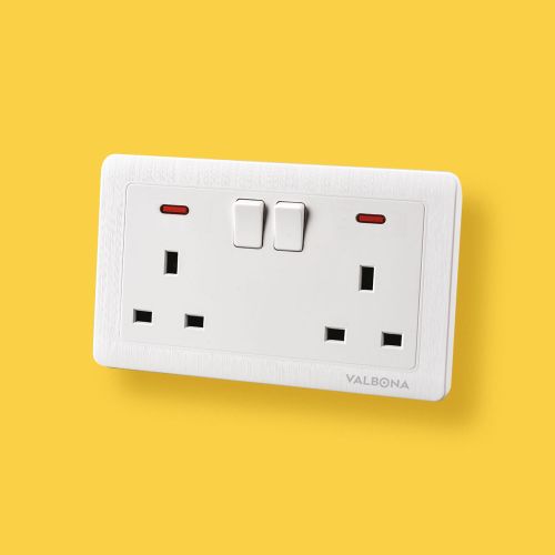 Double Socket With Indicator